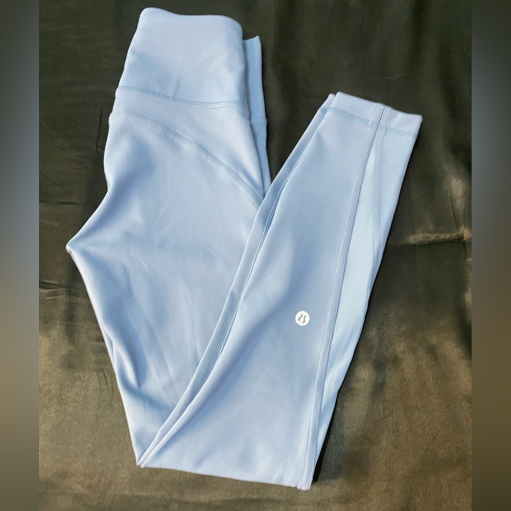 Lululemon Blue High-Waisted Leggings washed denim 25 inch New no tags